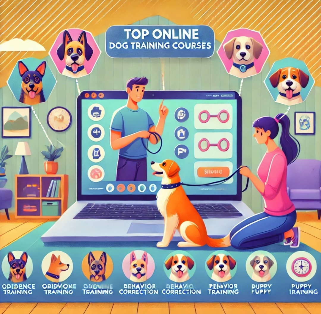 an image of the best online dog training courses